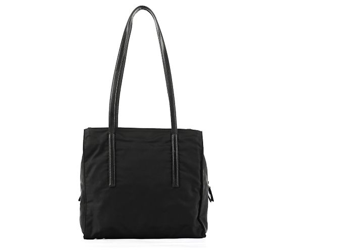 Prada Borsa Tote 1995 Black Tessuto Trend Nappa Nylon - vista 3