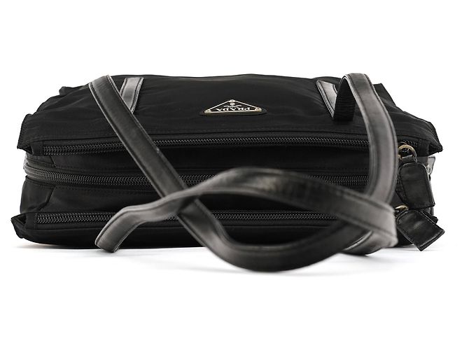 Prada Borsa Tote 1995 Black Tessuto Trend Nappa Nylon - vista 4