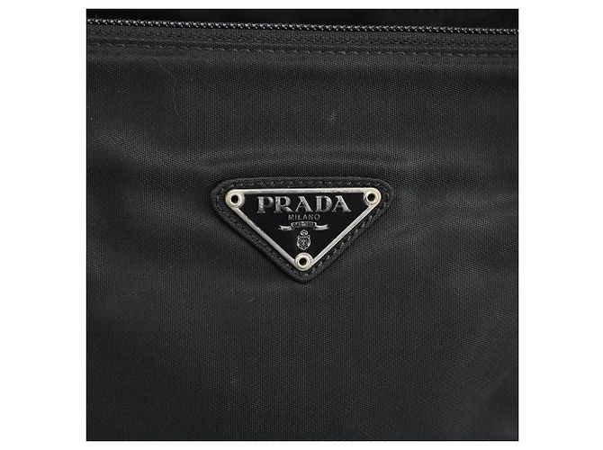 Prada Borsa Tote 1995 Black Tessuto Trend Nappa Nylon - vista 6