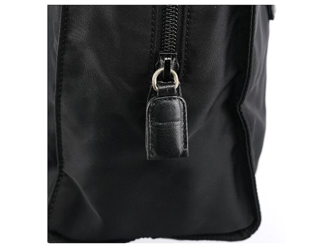 Prada Borsa Tote 1995 Black Tessuto Trend Nappa Nylon - vista 7