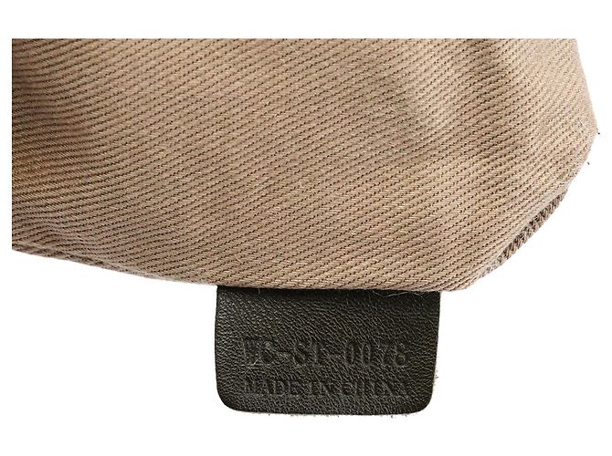 Céline Borsa a Tracolla Bittersweet Macadam Croc Beige - vista 14