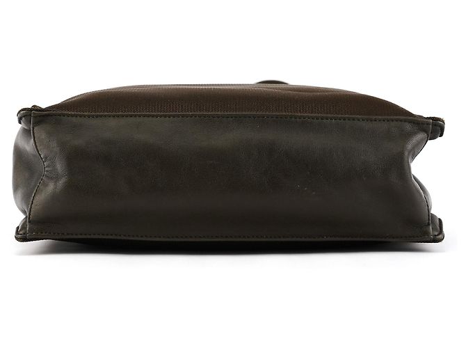 Prada Borsa Tote City B9386 in rete di nylon verde oliva - vista 4