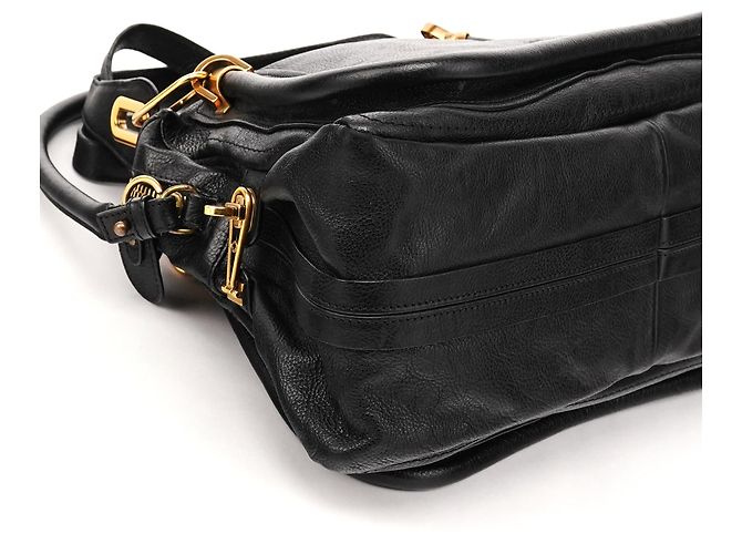 Chloé Borsa Paraty 2-Way in pelle nera - vista 9