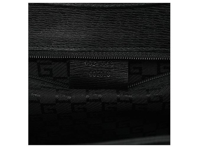 Gucci Borsa a spalla Jackie in pelle nera - vista 11