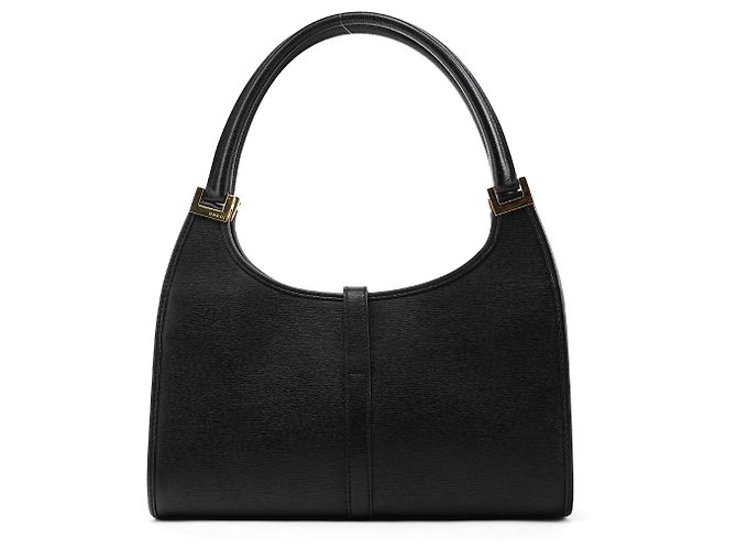 Gucci Borsa a spalla Jackie in pelle nera - vista 3