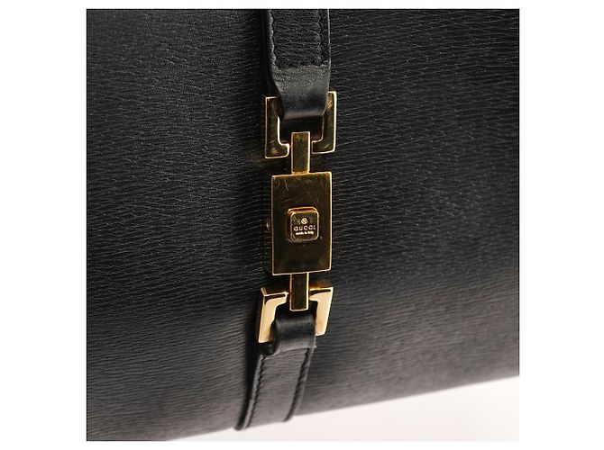 Gucci Borsa a spalla Jackie in pelle nera - vista 5