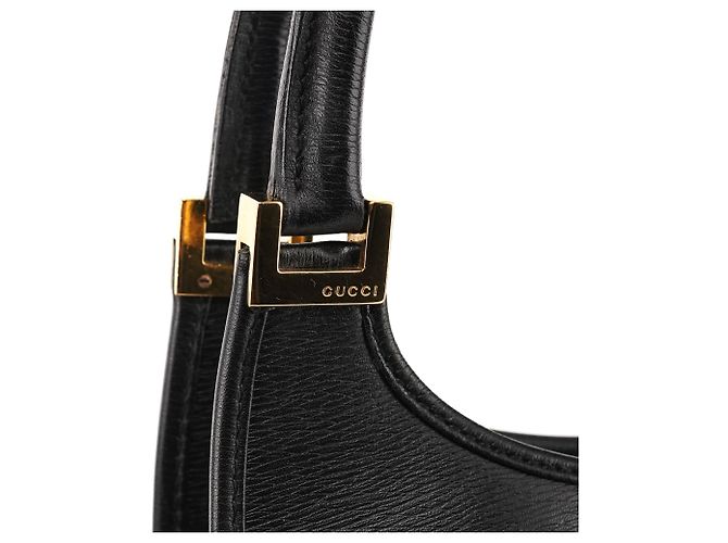 Gucci Borsa a spalla Jackie in pelle nera - vista 6