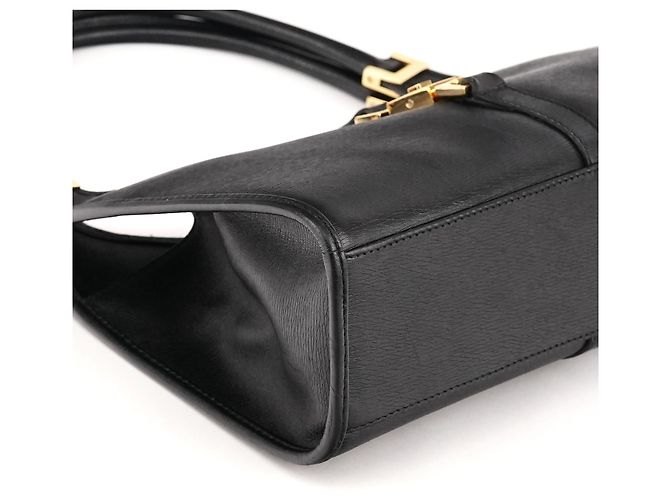 Gucci Borsa a spalla Jackie in pelle nera - vista 7