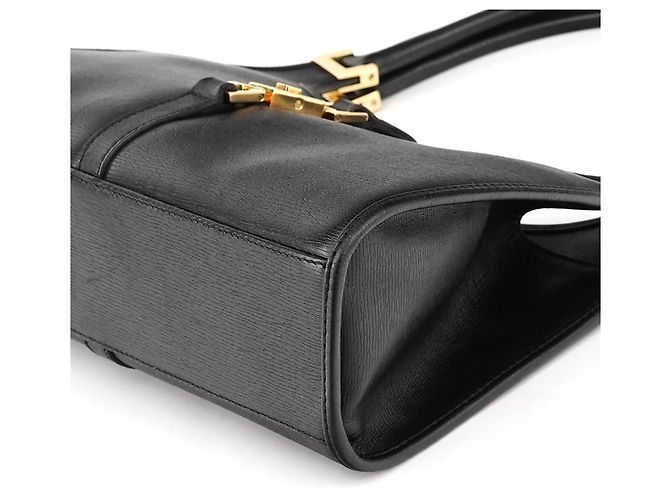 Gucci Borsa a spalla Jackie in pelle nera - vista 8