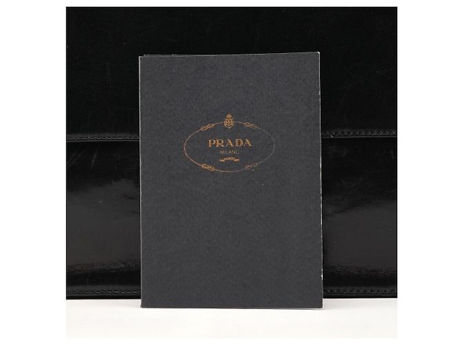 Prada Borsa con manico in pelle Vitello nera - vista 11