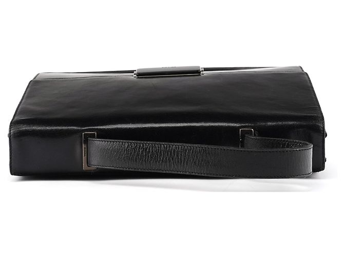 Prada Borsa con manico in pelle Vitello nera - vista 4