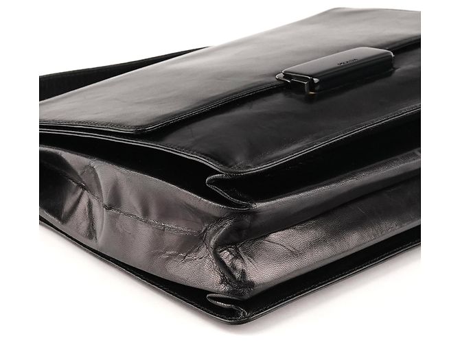 Prada Borsa con manico in pelle Vitello nera - vista 7