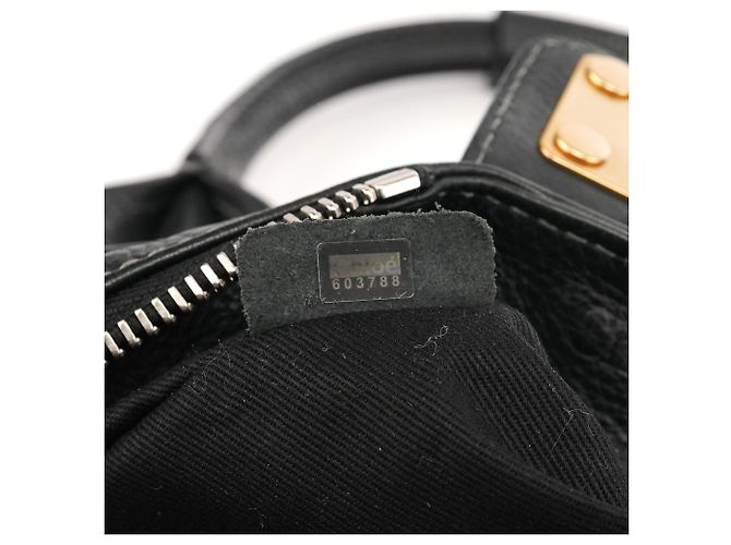 Chloé Borsa a tracolla Paddington in pelle nera - vista 17