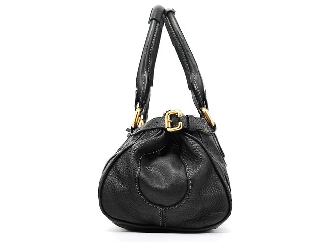 Chloé Borsa a tracolla Paddington in pelle nera - vista 2