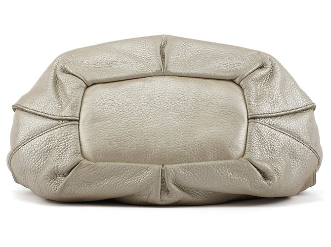 Céline Borsa a tracolla Bittersweet in pelle Pearl White - vista 5