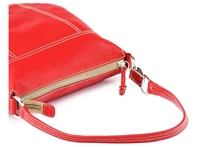 Prada Borsa a tracolla BR1608 in pelle rossa - vista 12