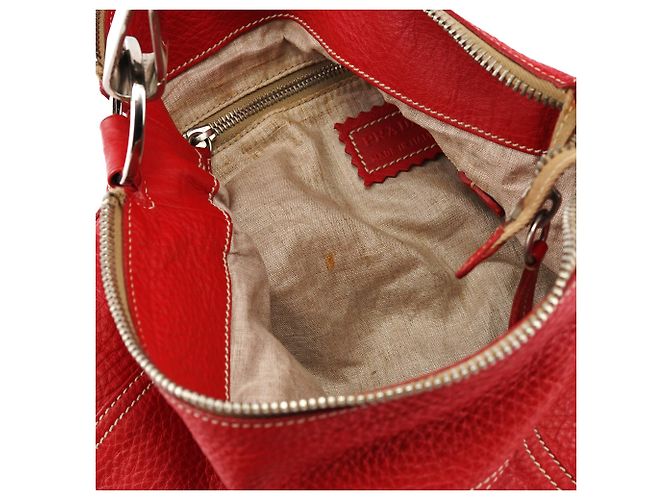 Prada Borsa a tracolla BR1608 in pelle rossa - vista 17