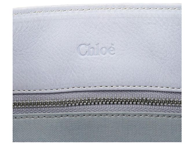 Chloé Borsa a nodo in pelle Slate Blue - vista 13
