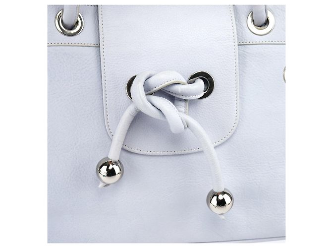 Chloé Borsa a nodo in pelle Slate Blue - vista 5