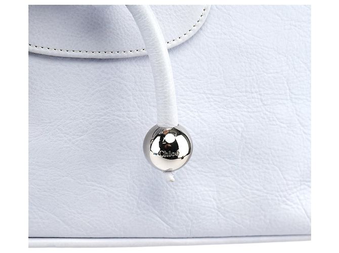 Chloé Borsa a nodo in pelle Slate Blue - vista 6