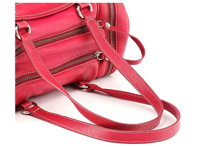 Marc by Marc Jacobs Borsa tote per fotocamera in pelle rosa multi-tasche - vista 10