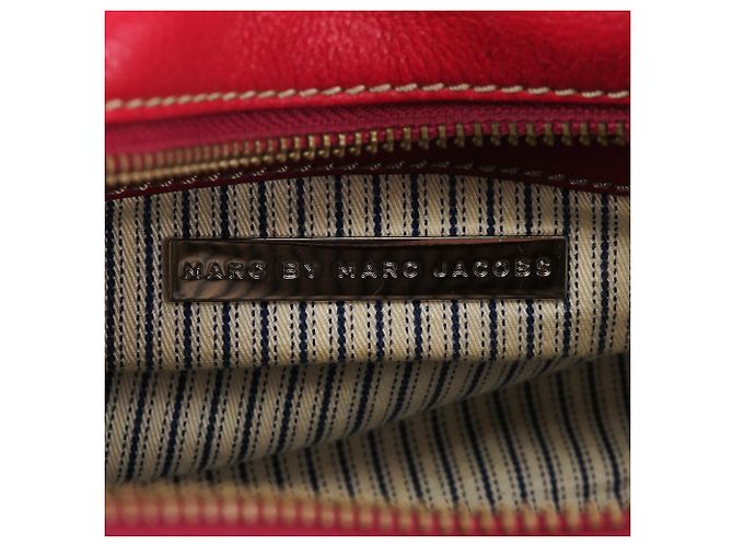 Marc by Marc Jacobs Borsa tote per fotocamera in pelle rosa multi-tasche - vista 11