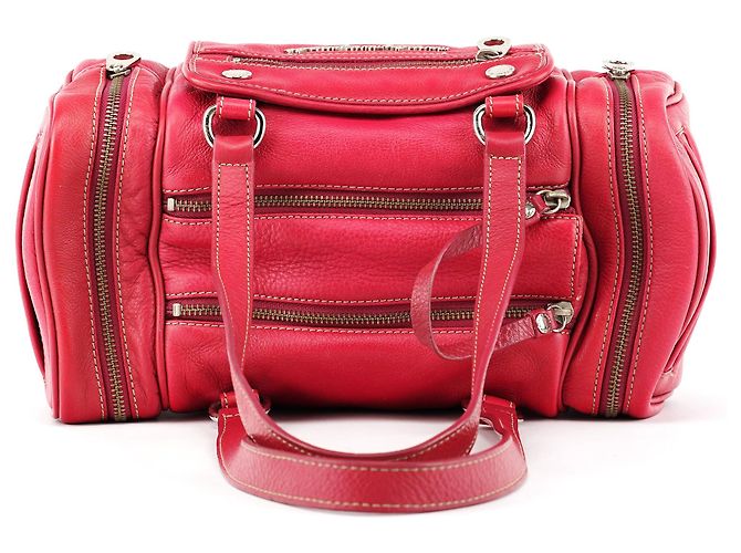 Marc by Marc Jacobs Borsa tote per fotocamera in pelle rosa multi-tasche - vista 4