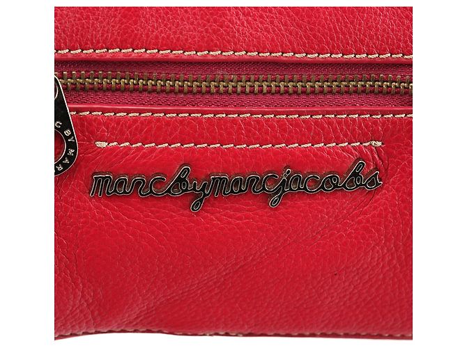 Marc by Marc Jacobs Borsa tote per fotocamera in pelle rosa multi-tasche - vista 6
