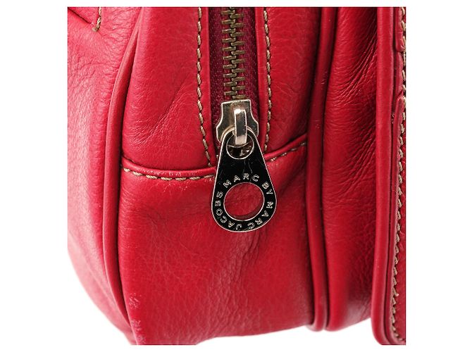 Marc by Marc Jacobs Borsa tote per fotocamera in pelle rosa multi-tasche - vista 7