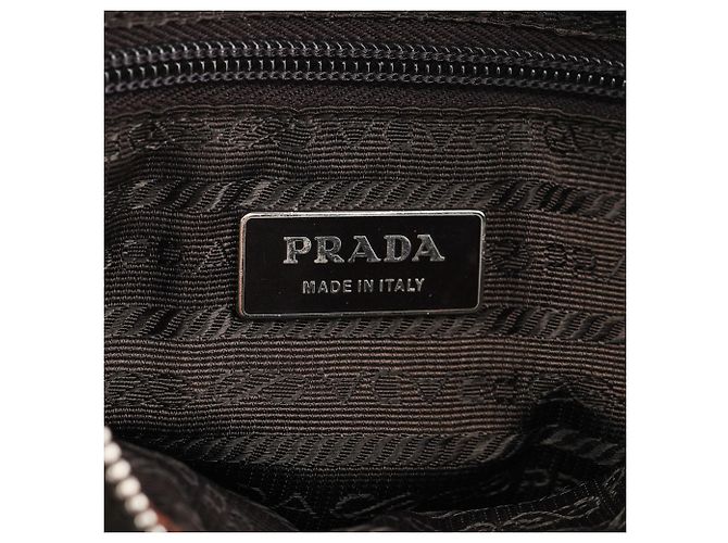 Prada Borsa hobo in finta pitone verde e gialla - vista 12