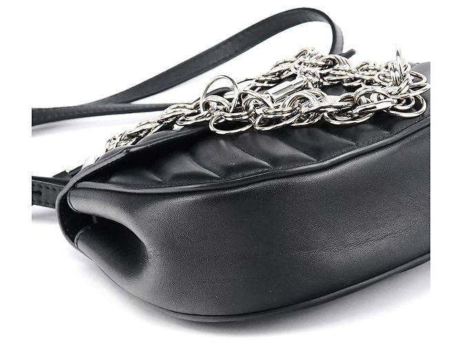 Chloé Borsa a tracolla 2-Way Drew in pelle nera - vista 10