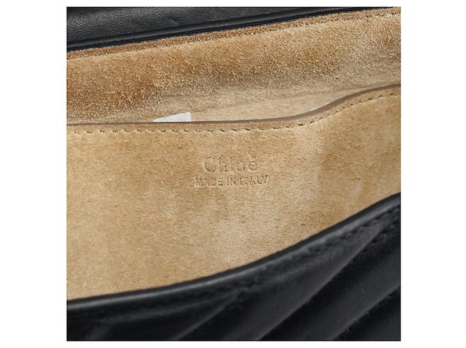 Chloé Borsa a tracolla 2-Way Drew in pelle nera - vista 12