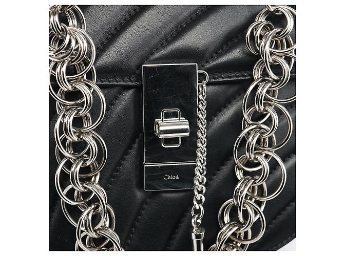 Chloé Borsa a tracolla 2-Way Drew in pelle nera - vista 6