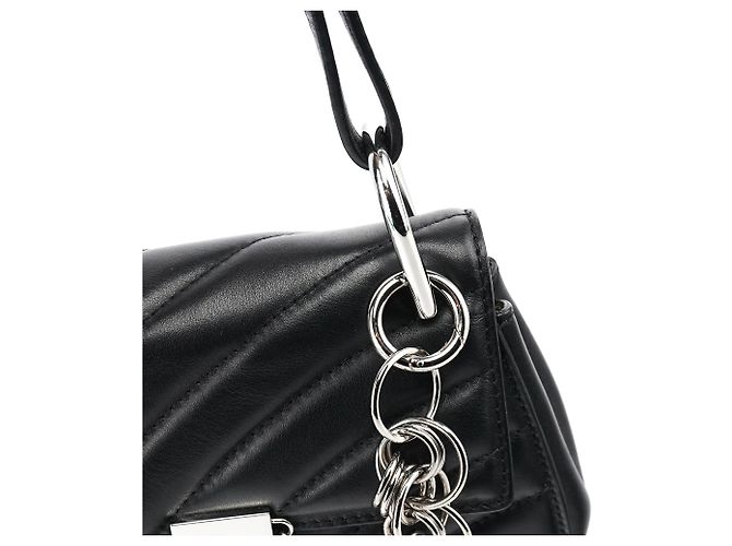 Chloé Borsa a tracolla 2-Way Drew in pelle nera - vista 8
