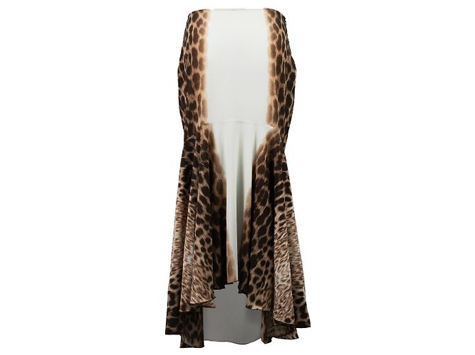 Roberto Cavalli Falda maxi fishtail de estampado de leopardo Just Cavalli años 2000 - vista 2