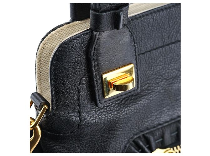 Chloé Borsa Tote 2-Way in pelle nera - vista 10