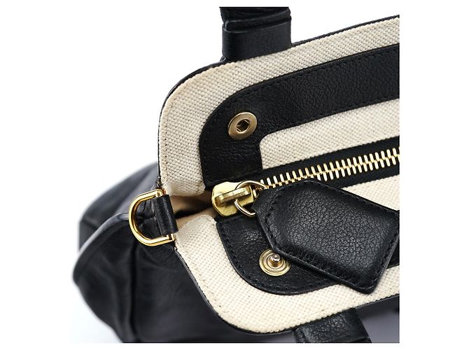 Chloé Borsa Tote 2-Way in pelle nera - vista 17