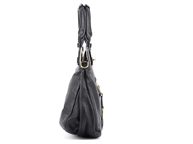 Chloé Borsa Tote 2-Way in pelle nera - vista 2