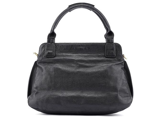 Chloé Borsa Tote 2-Way in pelle nera - vista 3