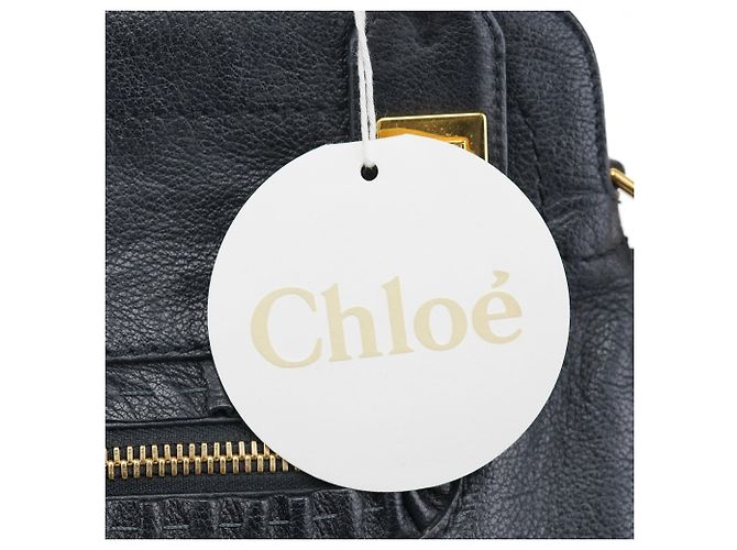 Chloé Borsa Tote 2-Way in pelle nera - vista 6