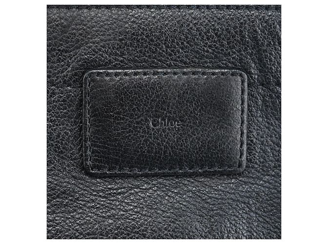Chloé Borsa Tote 2-Way in pelle nera - vista 8