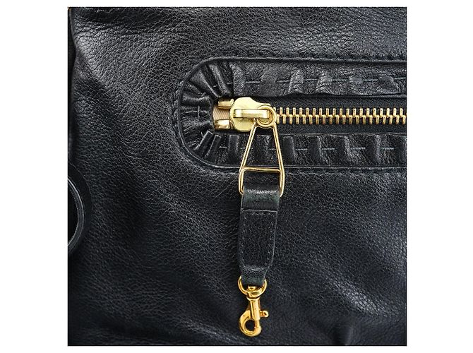 Chloé Borsa Tote 2-Way in pelle nera - vista 9