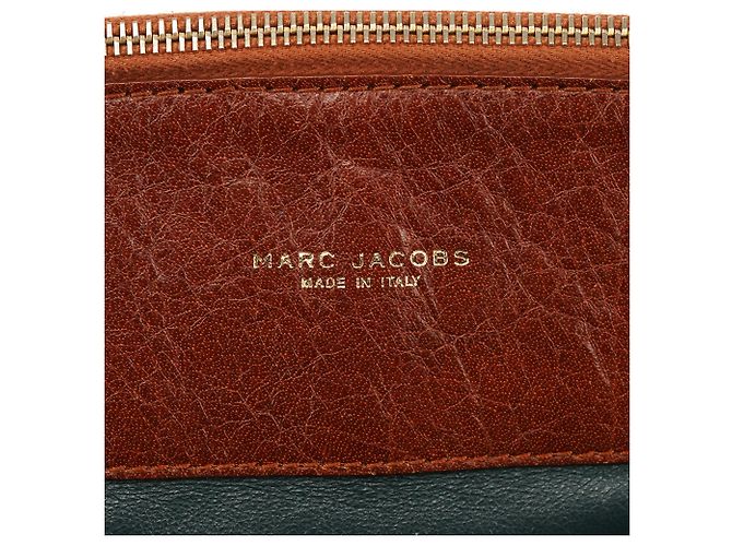 Marc Jacobs Borsa Bowling in pelle marrone - vista 11