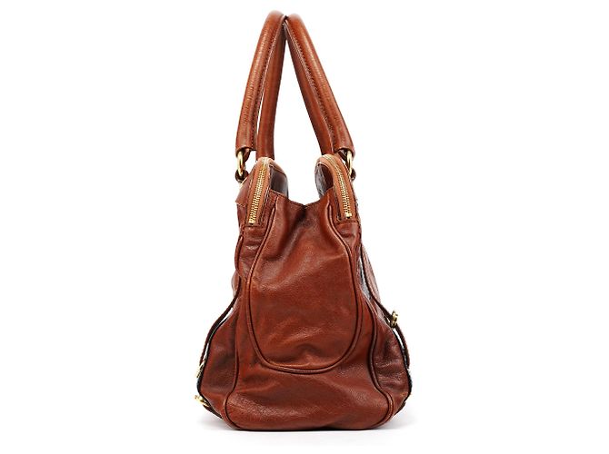 Marc Jacobs Borsa Bowling in pelle marrone - vista 2