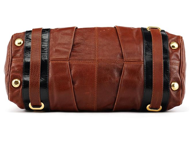 Marc Jacobs Borsa Bowling in pelle marrone - vista 5