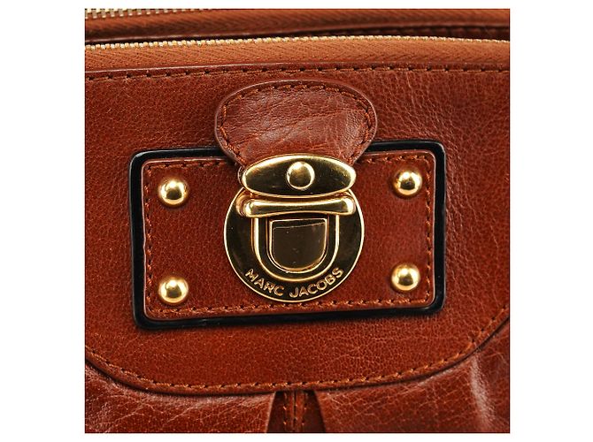 Marc Jacobs Borsa Bowling in pelle marrone - vista 6
