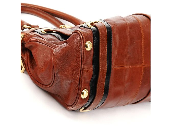 Marc Jacobs Borsa Bowling in pelle marrone - vista 8
