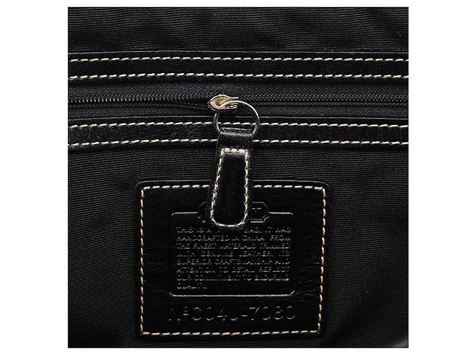 Coach Borsa Tote Soho Signature 7080 Grey Black - vista 14