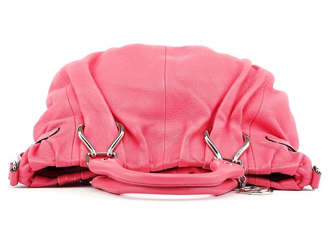 Céline Borsa Tote Pillow 2-Way in pelle rosa - vista 4