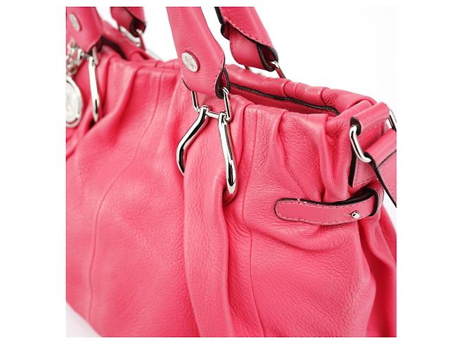 Céline Borsa Tote Pillow 2-Way in pelle rosa - vista 7